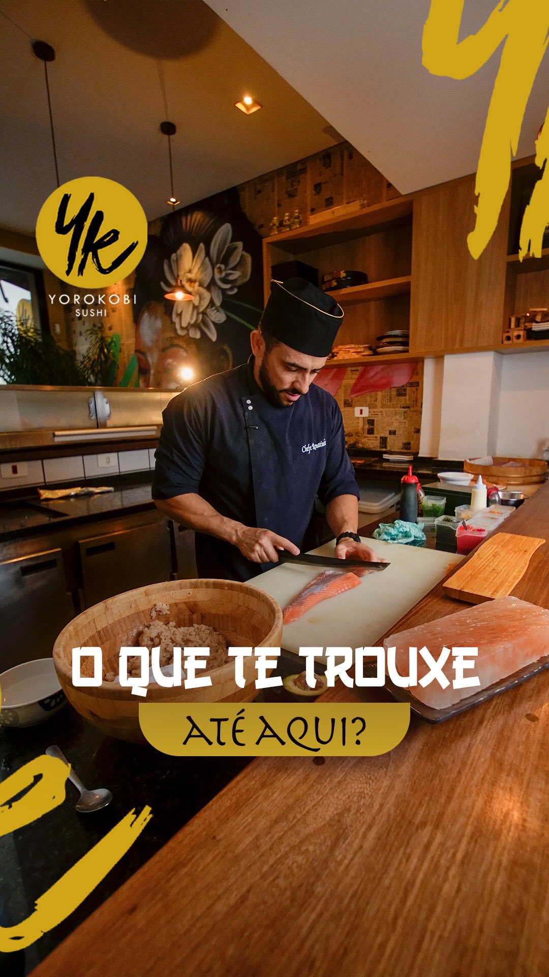 O que te trouxe até aqui? 🍣✨

Talvez tenha sido a vontade de experimentar algo diferente, a saudade daquele sushi favorito ou simplesmente a vontade de viver um momento delicioso. 💛

Seja qual for o motivo, agora que você chegou… aproveite cada pedacinho. 🥢🍱

#YorokobiSushi #SushiLovers #SushiTime #ComidaJaponesa #Sushi